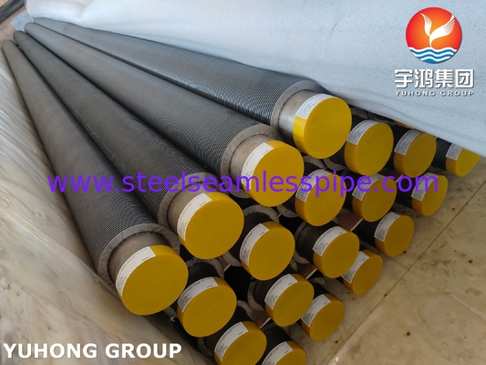 ASTM A376 TP347H solido Spiral High Frequency weld HFW Fin Tube con 11Cr