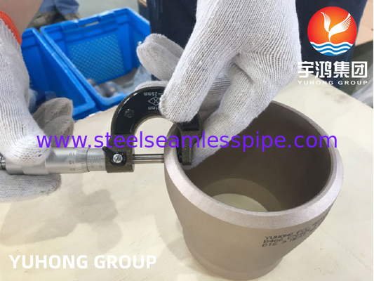 ASTM B466 C70600 Legatura di rame riduttore eccentrico B16.9 per sistema di raffreddamento