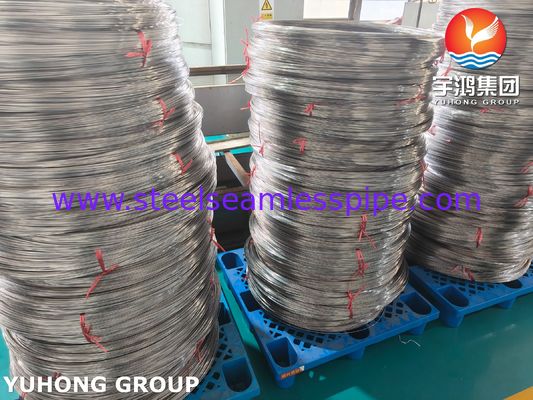 SUS304 Tubi per capillari medici in acciaio inossidabile avvolti per tubi per aghi per iniezione ISO9626