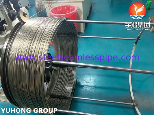 SUS304 Tubi per capillari medici in acciaio inossidabile avvolti per tubi per aghi per iniezione ISO9626