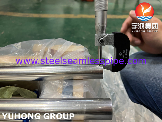 ASTM B111 C71500 Tubo per scambiatori di calore in rame e nichel