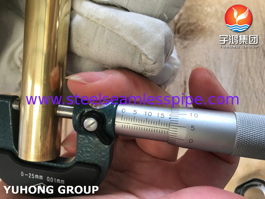 ASTM B111 / ASME SB111 C44300 Tubo di rame e nichel per applicazioni in condensatori e scambiatori di calore