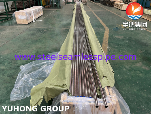 ASME SB111 C71500 Tubo in lega di rame senza saldatura per sistemi HVAC per la costruzione navale