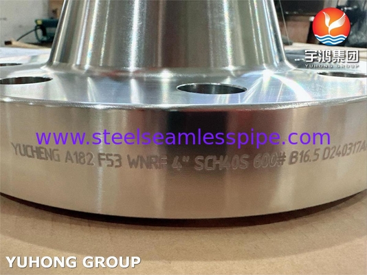 Flange WNRF ASTM A182 F53 UNS S32750 ASME B16.5 Classe 150-2500