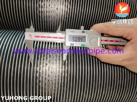 ASTM A376 TP347H Tubo a pinna solida per scambiatori di calore e caldaie