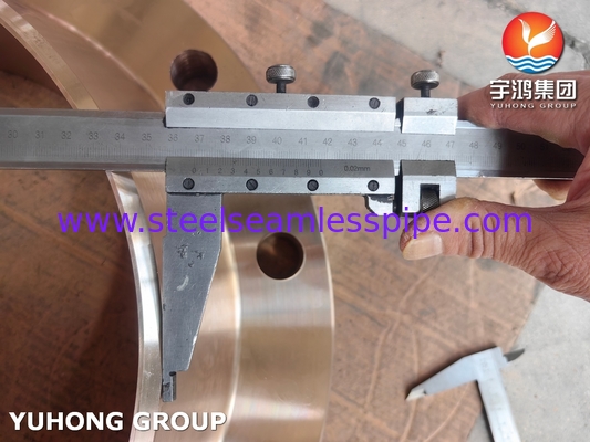 ASTM B283 C70620 Flange in lega di rame e nichel per applicazioni marine