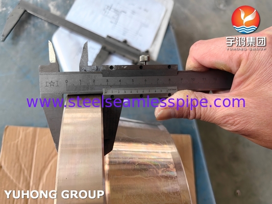 ASTM B283 C70620 Flange in lega di rame e nichel per applicazioni marine