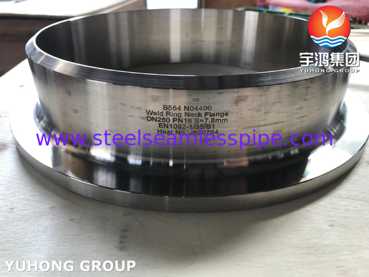 N04400 Flanche WNRF Conformi alla norma ASTM B564 Flanche resistenti alla corrosione ad alte prestazioni