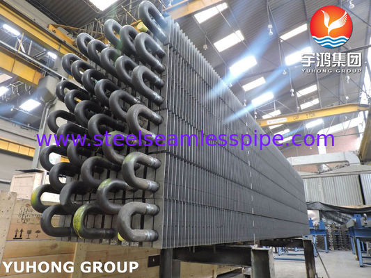 Tubo in acciaio al carbonio senza saldatura ASTM A106 Gr.B con alette di tipo H quadrate per radiatore