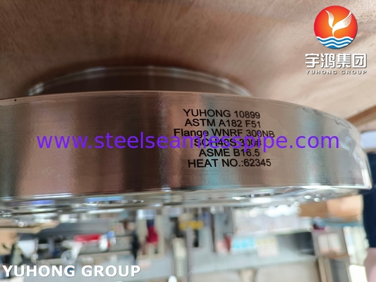 Da 1/2" a 24" Flange ASTM A182 F51 WNRF Classe 150-2500 Acciaio Duplex Resistente alla Corrosione