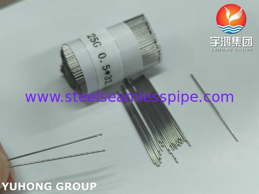 25G*32.5MM Tubo per ago dentale di irrigazione in acciaio inossidabile medico a singolo foro ISO9626 SUS304