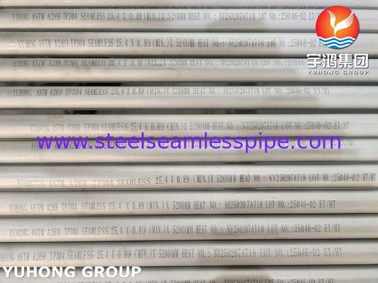 ASTM A269 TP304 Tubo senza cuciture in acciaio inossidabile inossidabile ricoperto di acciaio inossidabile ricoperto di acciaio inossidabile ricoperto di acciaio inossidabile ricoperto di acciaio inossidabile ricoperto di acciaio inossidabile ricoperto di acciaio inossidabile ricoperto di acciaio inossidabile ricoperto di acciaio inossidabile ricoperto di acciaio inossidabile ricoperto di acciaio inossidabile