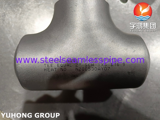 Tee a pressione in acciaio inox WP316L conforme ASTM A403 per saldatura di testa