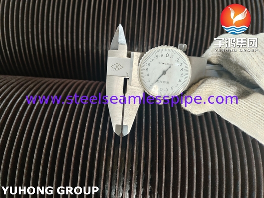 Acciaio al carbonio A106 GR.B tubo a pinne a spirale per riscaldatore ed economizer