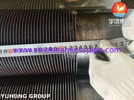 Acciaio al carbonio A106 GR.B tubo a pinne a spirale per riscaldatore ed economizer