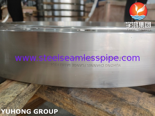 ASTM A182 / ASME SA-182 F304 Flanges di scambio termico ad alto punto di fusione per applicazioni ad alta temperatura