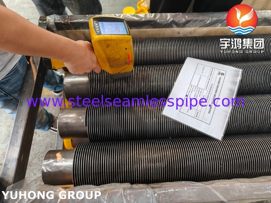 ASME SA335 P22 Tubo senza cuciture in acciaio legato HFW Tubo a pinna solida per sistema HRSG
