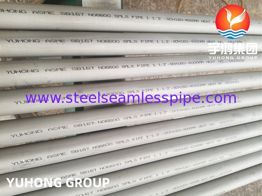 ASME SB167 Lega 600 / N06600, Tubo in lega Nichel-Cromo-Ferro, utilizzato nell'industria chimica e aerospaziale