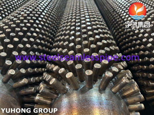 ASTM A213 T11 T22 T5 T9 T91 Seamless Carbon Steel Studded Finned Tube