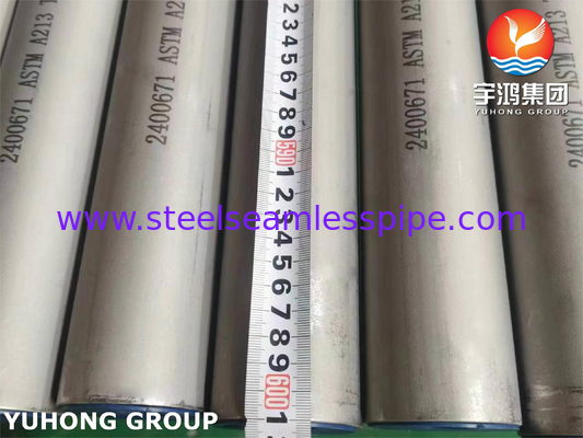 Tubo senza cuciture in acciaio inossidabile ASTM A213 TP347 Tubo per scambiatori di calore UNS S34700