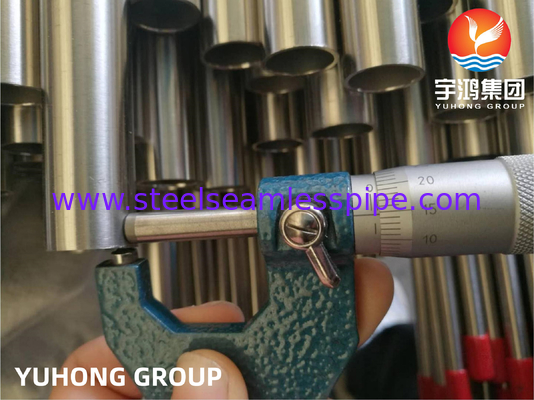 ASME SA213 TP321 Tubo Brillante BA Per Alte Temperature Nelle Industrie Alimentari e Farmaceutiche