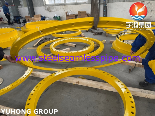 SA266 GR2 Fabbrica di prova idraulica in acciaio al carbonio per scambiatori di tubi e conchiglie, conforme alla NACE MR0175