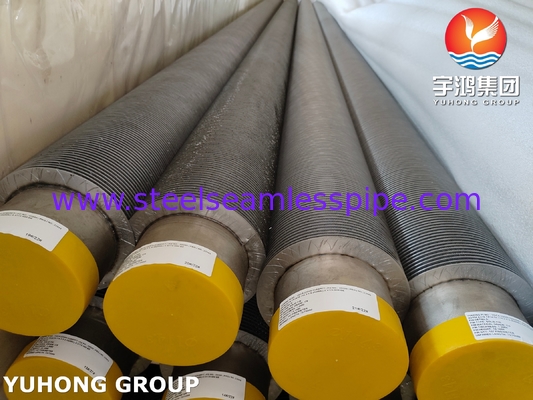 ASTM A376 TP347H HFW Tubo ad aletta solido per scambiatori di calore