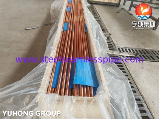 C12200/TP2 Tubo senza saldatura in rame disossidato al fosforo, 99,9% Cu per scambiatori di calore