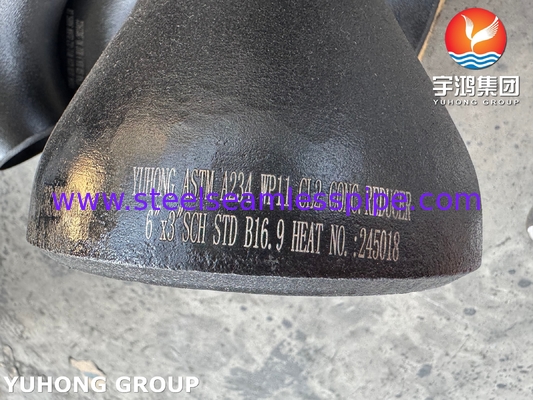Raccordo in acciaio legato ASTM A234 WP11 CL2 saldato di testa per l'industria chimica B16.9