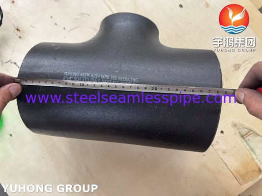 Raccordo in acciaio al carbonio ASTM A234 WPB, Tee ridotto, saldato di testa B16.9