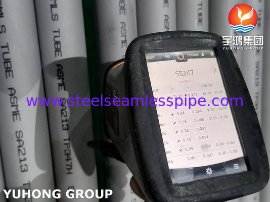 ASME SA213 TP347H Tubo senza cuciture in acciaio inossidabile per supercaldaie e riscaldatori d'aria