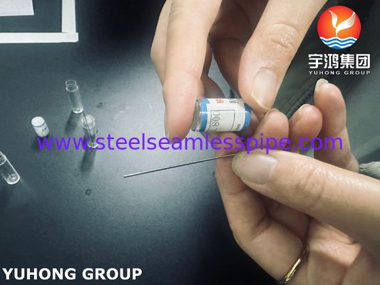 Tubo capillare di precisione 1.1MM SS304 in acciaio inossidabile per uso medico ISO9626
