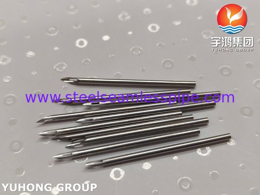 SUS304 Medical AV Fistula Needle Tube per la terapia di emodialisi, puntura posteriore dell' occhio