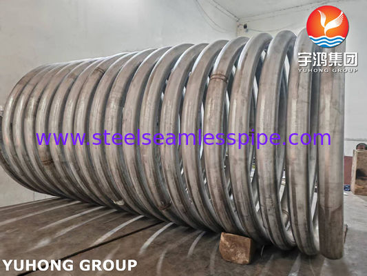 Bobine di riscaldamento e raffreddamento in acciaio inossidabile ASTM A269 TP304 / 304L, tubi a serpentina