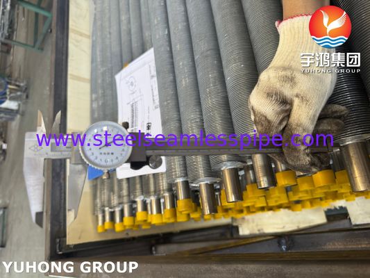 EN10217-7 1.4301 Tubo in acciaio inossidabile con pinne estruite per HVAC&R