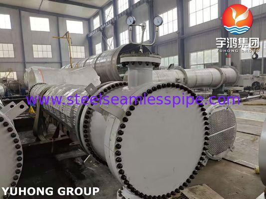 Heat Exchanger Tube Bundle For Oil Refinery Project in Saudi Arabia,  ASME SA213 TP316L heat Exchanger with ASME SA516 Gr.70 Tube Sheet