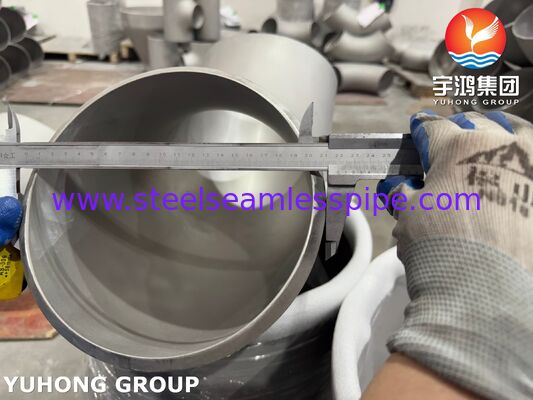 ASTM B366 WPHC276 / UNS N10276 BW Fittings per tubi Hastelloy C276 gomito 45 gradi 90 gradi