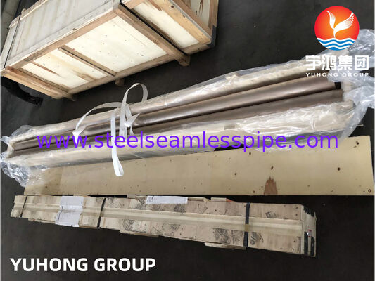 Tubo senza saldatura in rame-nichel 90/10 ASTM B466 C70600 resistente alla corrosione per applicazioni in acqua di mare