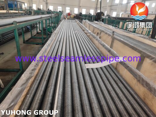 ASME SA209 Tubo a pinna incorporato in acciaio al carbonio con pinne AL1060 per scambiatori di calore