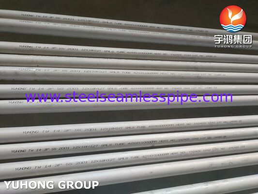 Tubo senza fili 12Х18Н10Т / AISI 321 secondo il GOST 9941-81 per scambiatori di calore e industria chimica