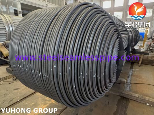 Fascio tubiero per scambiatore di calore in acciaio al carbonio con tubi ASME SA179 e piastra tubiera SA266 Gr.2 per costruzione secondo codice ASME