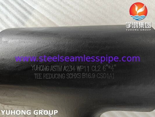 Raccordo in acciaio legato ASTM A234 WP11 CL2 saldato a filo per l'industria chimica