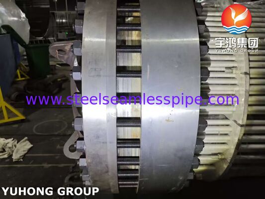 Scambiatore di calore a testa galleggiante con tubi 316L e foglio di tubi rivestito SA350 LF2/316L per una gestione della corrosione conveniente