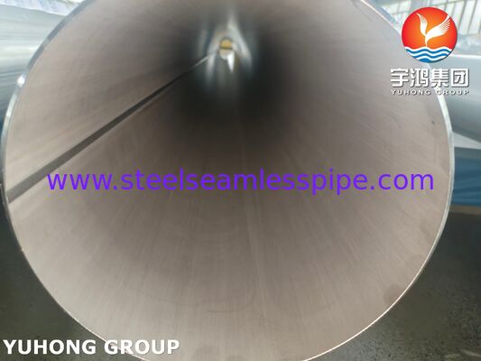 Tubo saldato in acciaio inossidabile ASTM A358 TP316L decapato e ricotto