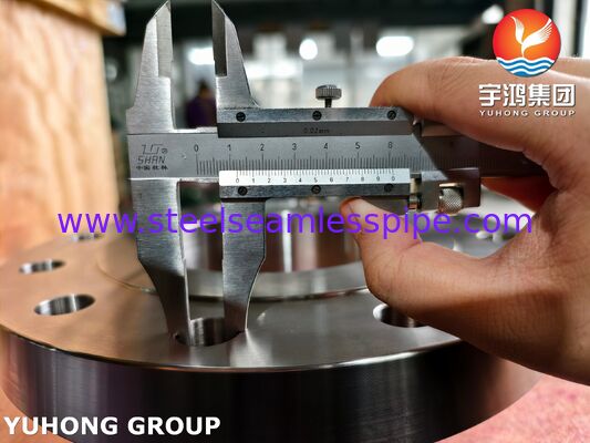 Flangia ASTM B564 UNS N04400 MONEL 400 utilizzata nell'industria marittima