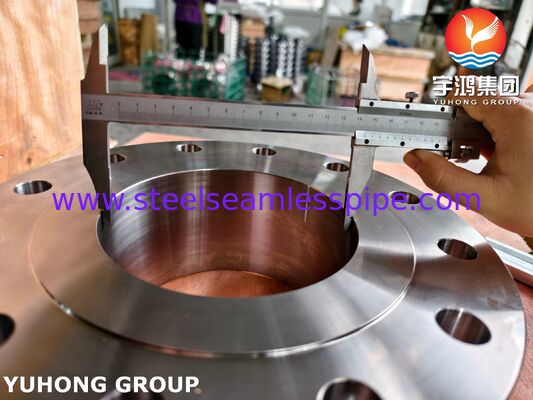 Flangia ASTM B564 UNS N04400 MONEL 400 utilizzata nell'industria marittima