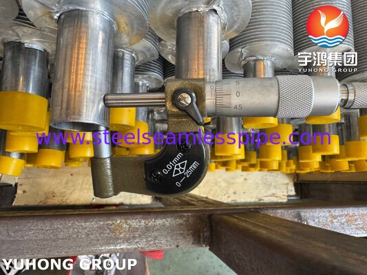 EN 10217-7 1.4301 Tubo a pinne estruso per caldaie e raffreddatori d'aria