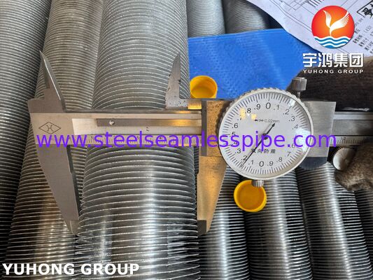 EN 10217-7 1.4301 Tubo a pinne estruso per caldaie e raffreddatori d'aria