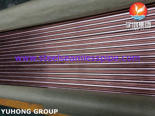 ASTM B111 C70600 Tubo condensatore senza saldatura - Lega 90-10 rame-nichel per scambiatori di calore e condensatori marini