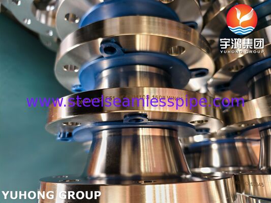 ASTM A182 F51 S31803 Flancheria a collo di saldatura in acciaio duplex 150#-2500# B16.5
